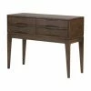 Flash Sale 🛒 HN Home Ando Mid-Century Modern 4 Drawer Solid Hardwood Hallway Console Table 🧨