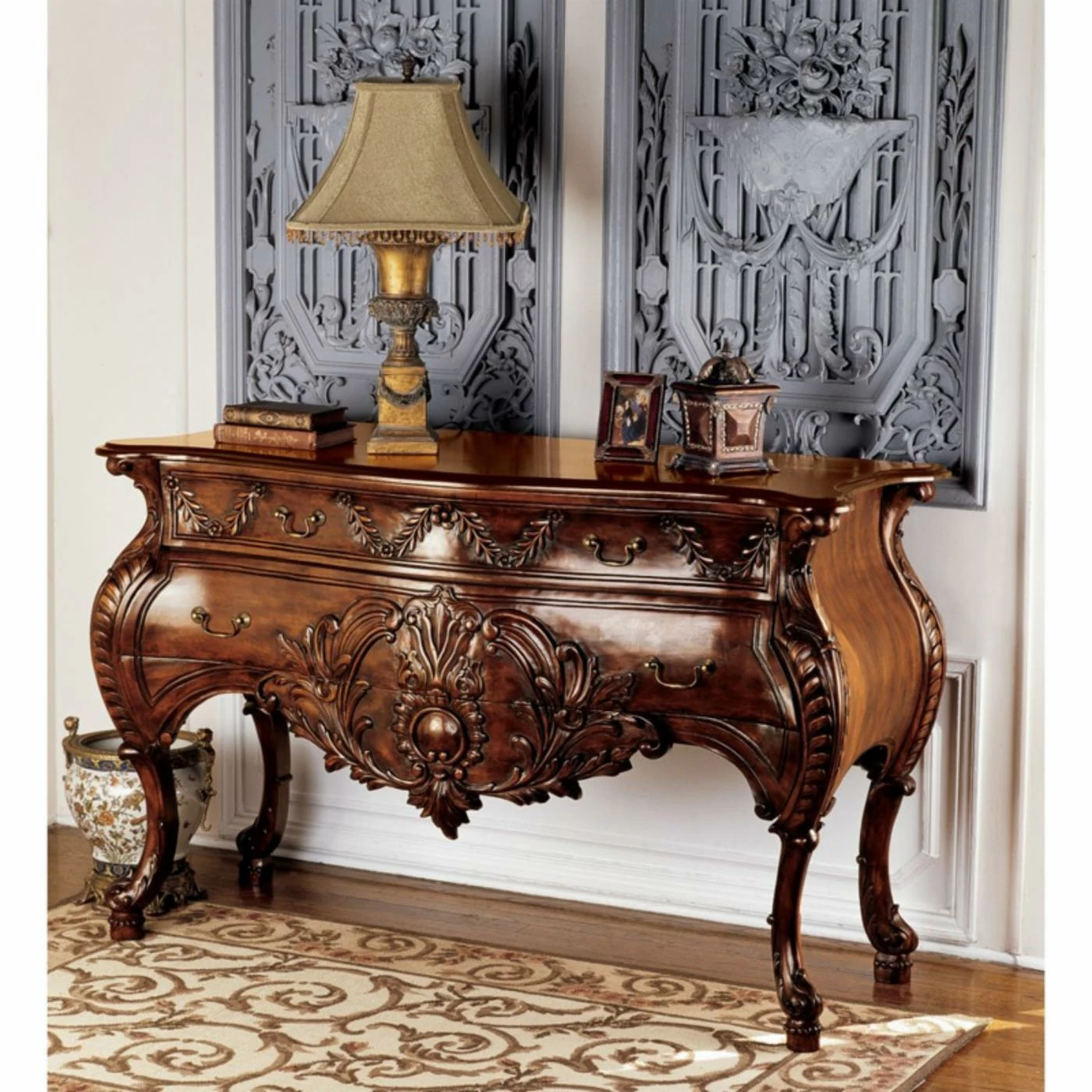 Cheapest 👍 Wood Design Toscano Le Piccard Bombe Console ✔️ 1 Cheapest 👍 Wood Design Toscano Le Piccard Bombe Console ✔️