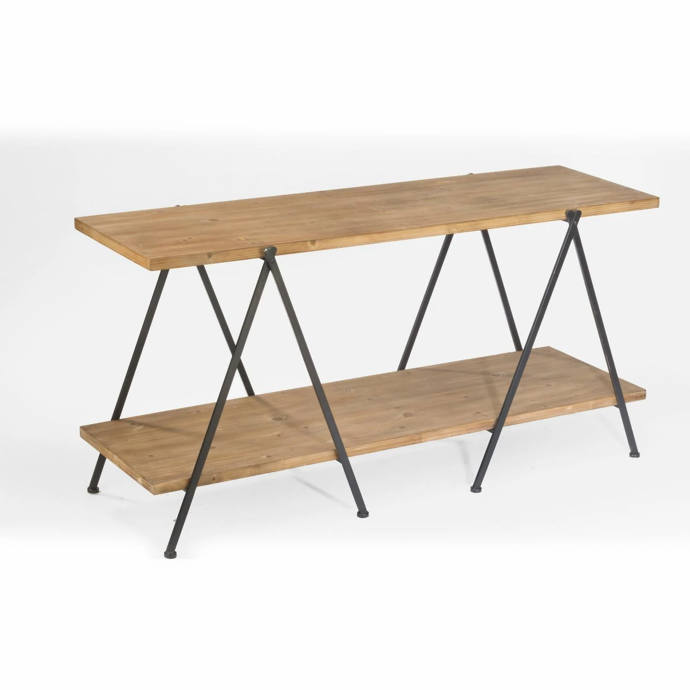 Cheapest 🎁 Tripar Metal Display With 2 Wood Shelves 😀