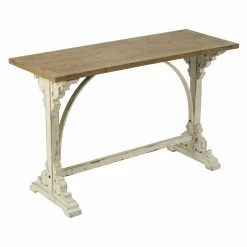 Discount 🎉 Tripar Wood Farmhouse Console Table 🔔