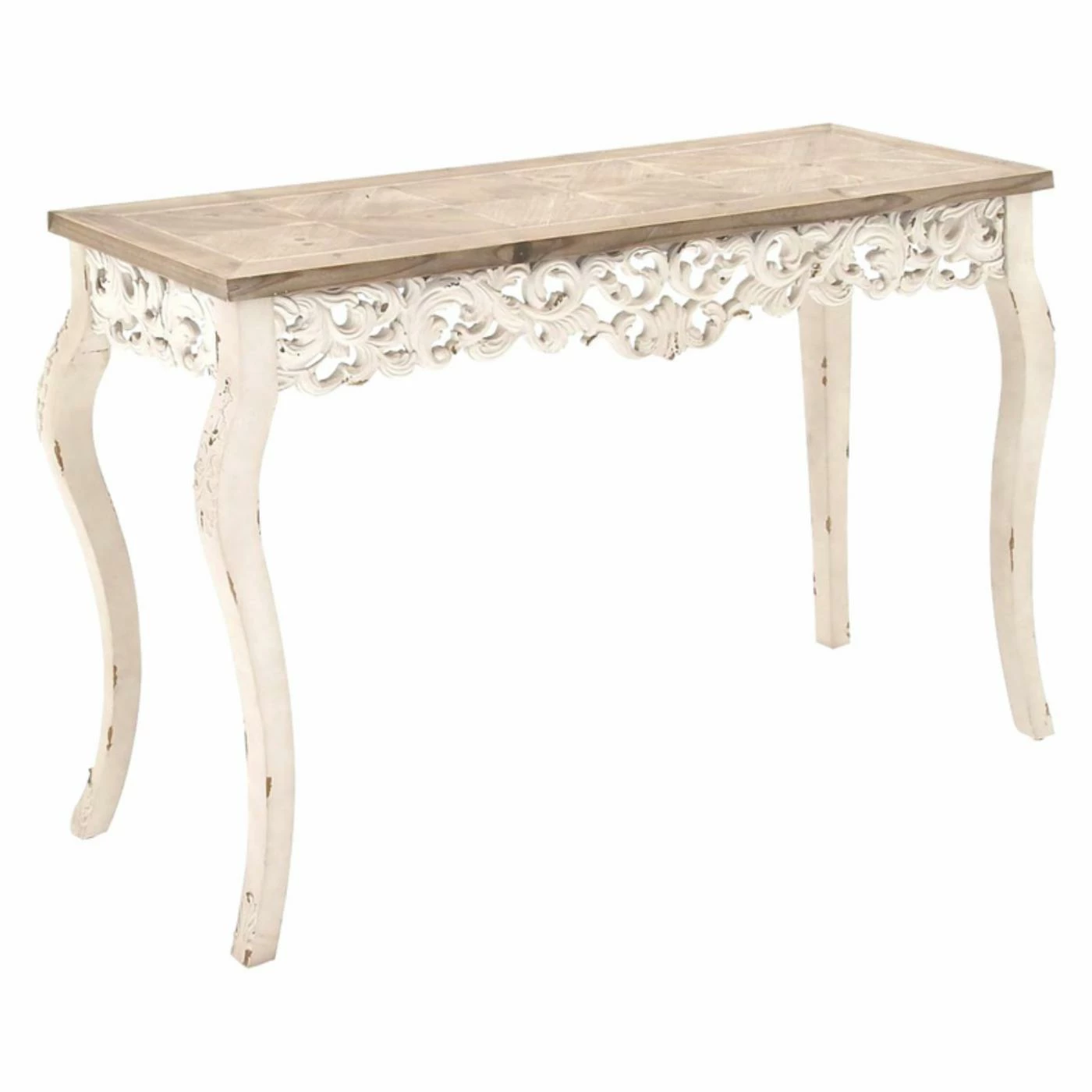 Coupon π DecMode 46 In. Wood Carved Console Table β 1 Coupon π DecMode 46 In. Wood Carved Console Table β