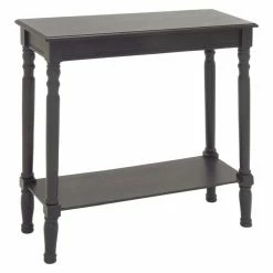 Promo ⌛ DecMode 32 In. Wood Console Table ⌛