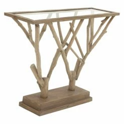 Best reviews of ✔️ DecMode Organic Wood Branch Console Table 😉
