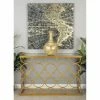 Promo 🥰 Metal DecMode Quatrefoil Console Table 🤩