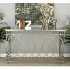 Coupon 🤩 Metal DecMode Ornate Glass Top Console Table 😀