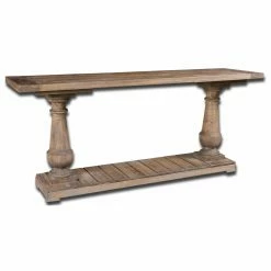 Flash Sale 😍 Wood Uttermost Stratford Console Table - Stony Gray ⭐