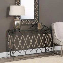 Wholesale 🎉 Metal Uttermost Darya Console Table 🔔