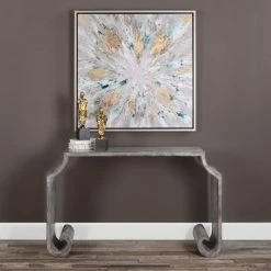Coupon 🥰 Metal Uttermost Agathon Console Table 👏