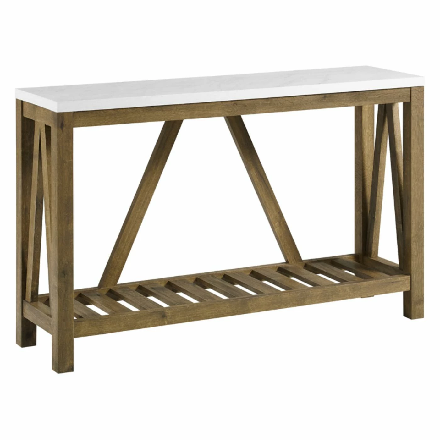 Cheap 👍 Wood Walker Edison A-Frame Rustic Entry Console Table 🌟 1 Cheap 👍 Wood Walker Edison A-Frame Rustic Entry Console Table 🌟