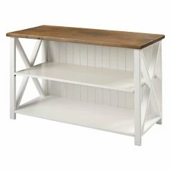 Best reviews of 🌟 Manor Park Solid Wood Farmhouse Storage Console 💯