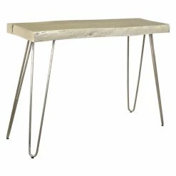 Cheap 👍 Metal !nspire Acasia Wood And Iron Console Table 👏