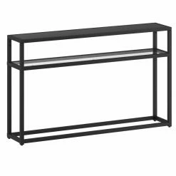 Buy 🧨 !nspire Contemporary Metal And Glass And MDF 1 Shelf Console Table 👍