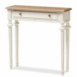 Top 10 💯 Wood HN Home Seneca Coastal Weathered Oak And Distressed White Wash Console Table 🔔