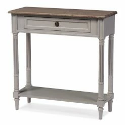 Flash Sale 🎁 Wood HN Home Roundhill Coastal Console Table With Drawer 😀