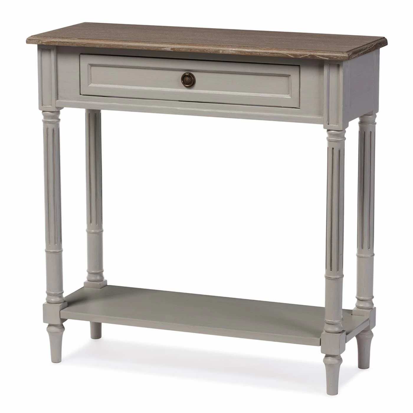 Flash Sale ๐ Wood HN Home Roundhill Coastal Console Table With Drawer ๐ 1 Flash Sale ๐ Wood HN Home Roundhill Coastal Console Table With Drawer ๐