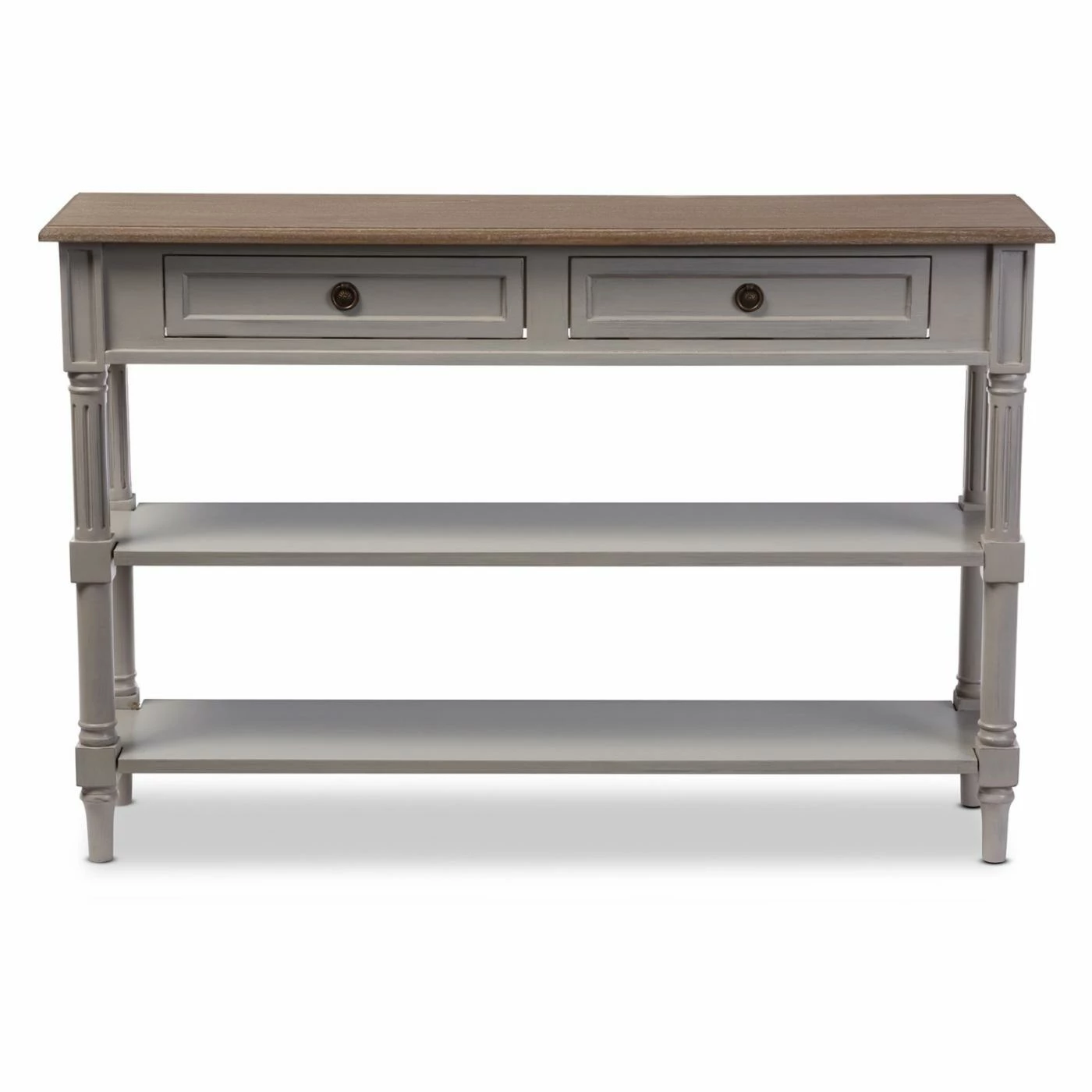 Cheap ๐ Wood Baxton Studio Edouard Console Table With 2 Drawers โ