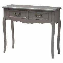 Flash Sale ⌛ Wood Baxton Studio Capucine French Country Cottage 2 Drawer Console Table 🧨