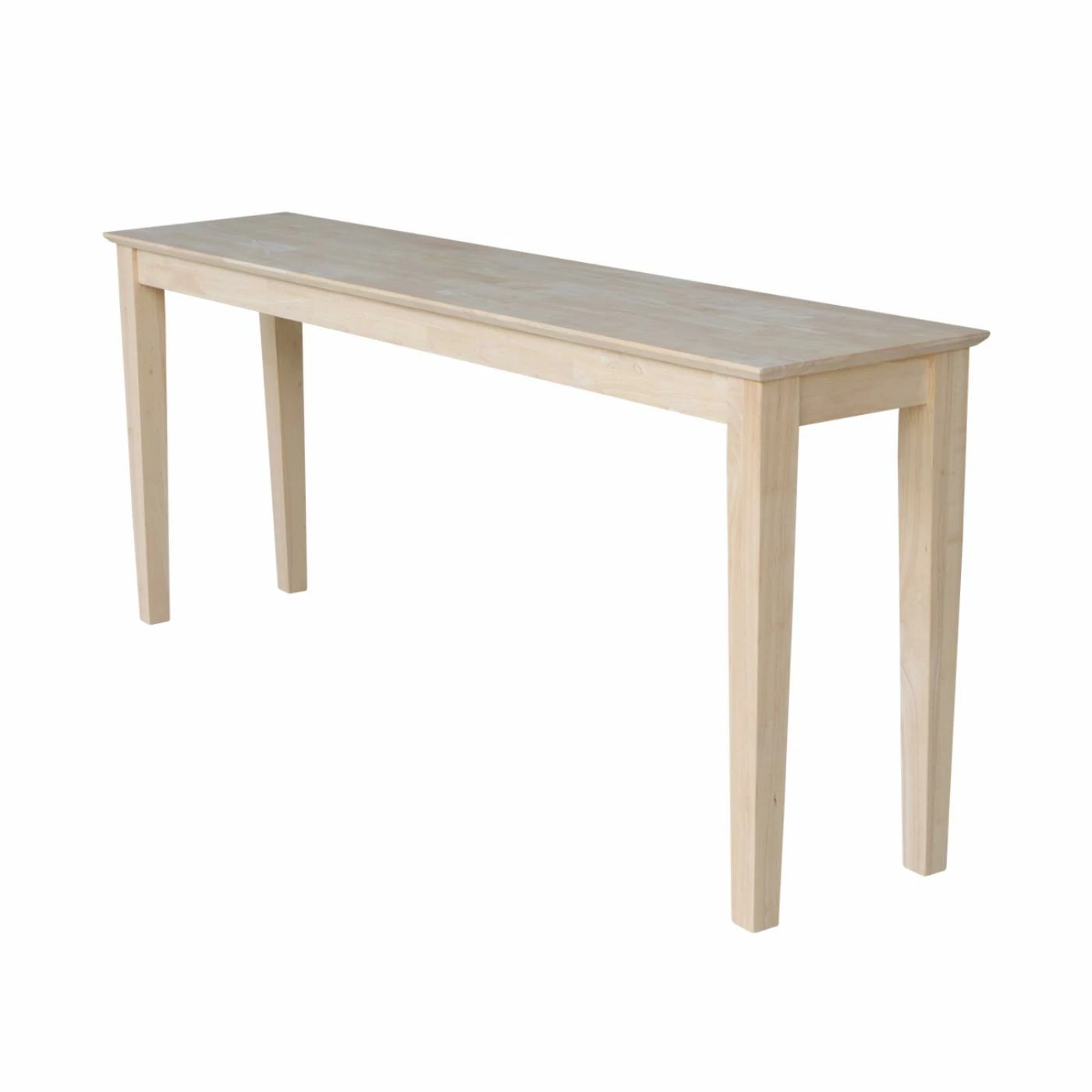 Brand new π Wood International Concepts Shaker Console Table - Extended Length 72 In. - Unfinished π₯°
