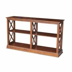 New 😀 Wood International Concepts Hampton Console Table With Divider ✨
