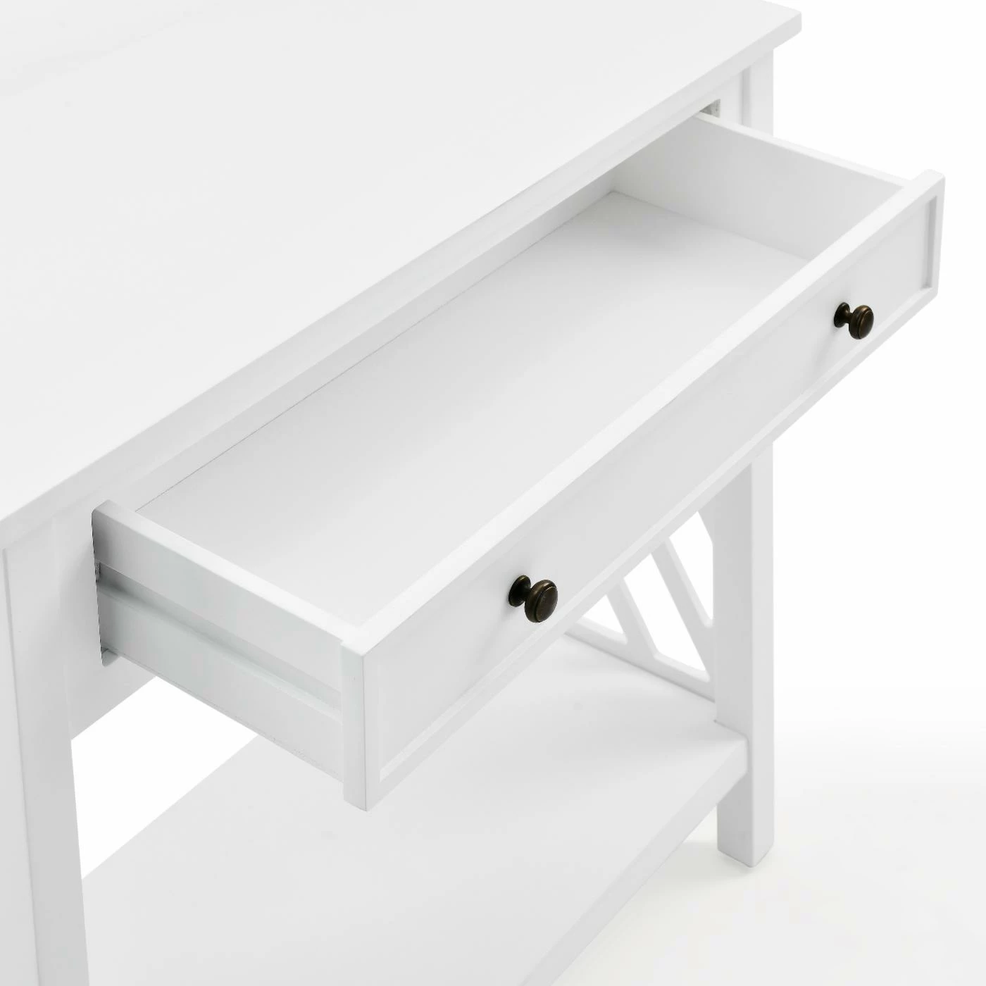 Buy 💯 Alaterre Furniture Coventry Wood Entryway/Console/Sofa Table With Drawer And Shelf - White 🎁 5 Buy 💯 Alaterre Furniture Coventry Wood Entryway/Console/Sofa Table With Drawer And Shelf - White 🎁 - Image 5