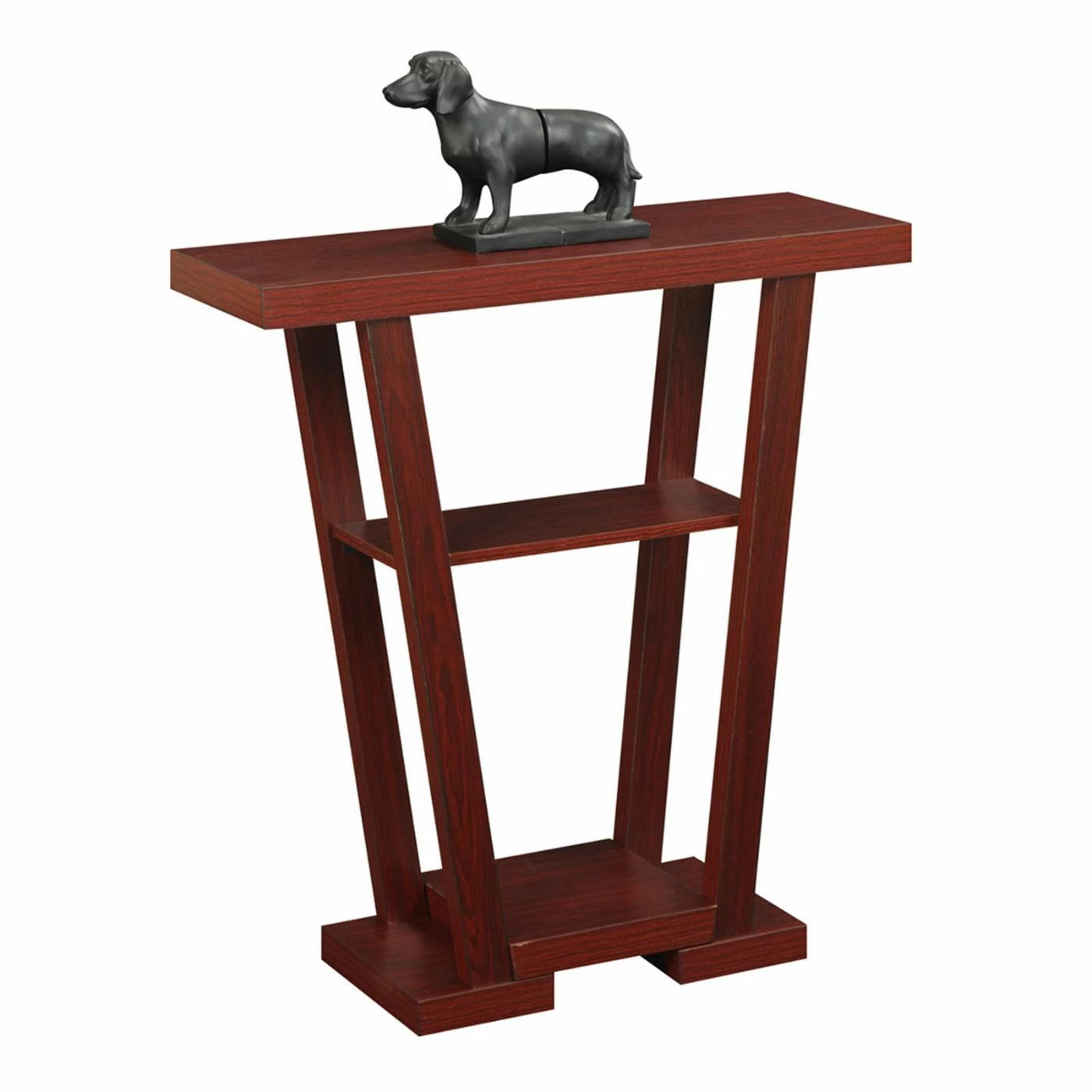 Best deal ๐ Wood Convenience Concepts Newport V-Shaped Console Table ๐ - Image 5