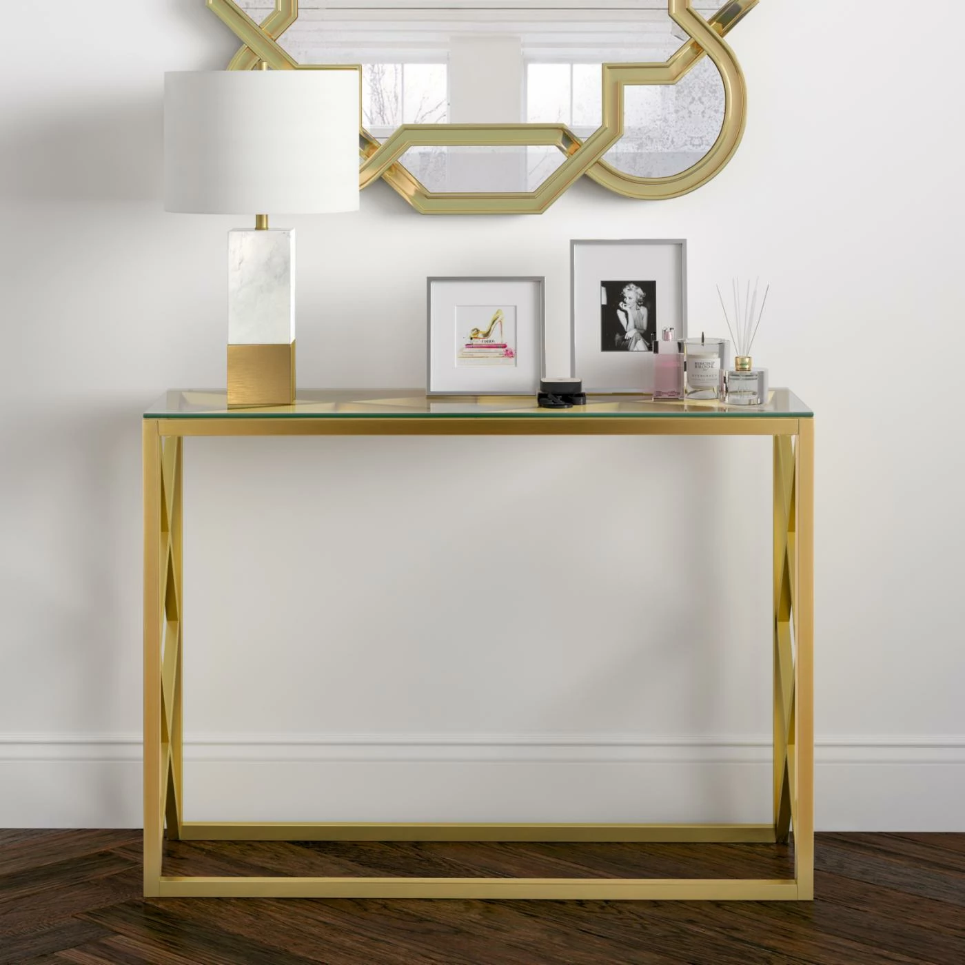 Budget 🔔 Hudson & Canal Metal Hudson & Canal Dixon Console Table 🔥 - Image 5