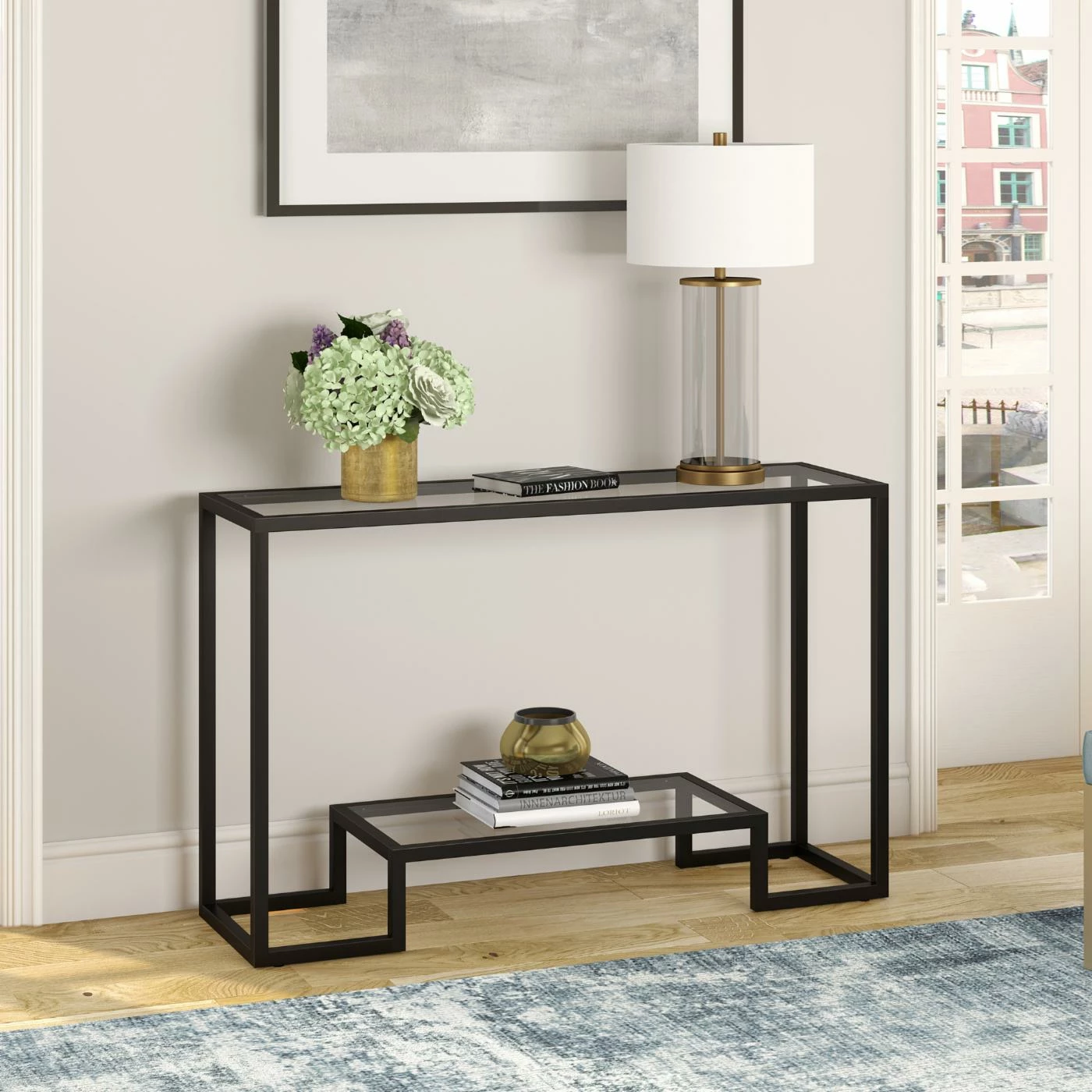 Budget 👍 Hudson & Canal Metal Hudson & Canal Athena Console Table ❤️ - Image 5