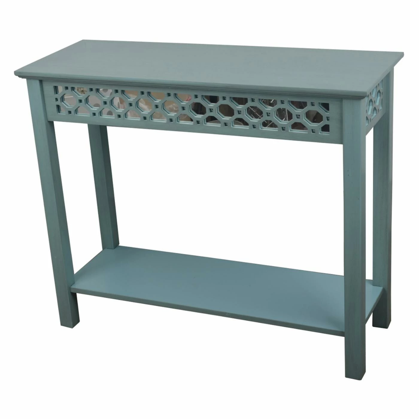 Best Pirce π€© Wood Decor Therapy Mirrored Console Table π - Image 5