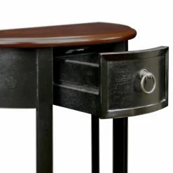 Coupon ⌛ Wood Leick Home Slate Demilune Hall Stand 🛒 -Convenience Concepts Shop scaleLEI356