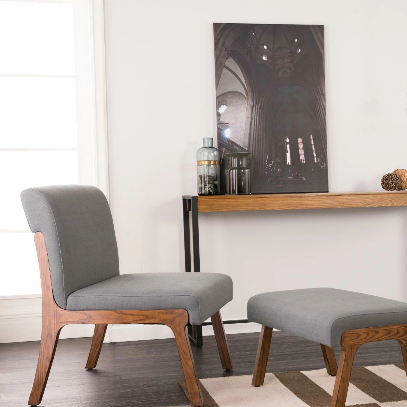 Deals ๐ Metal Southern Enterprises Macen Console Table ๐ - Image 5