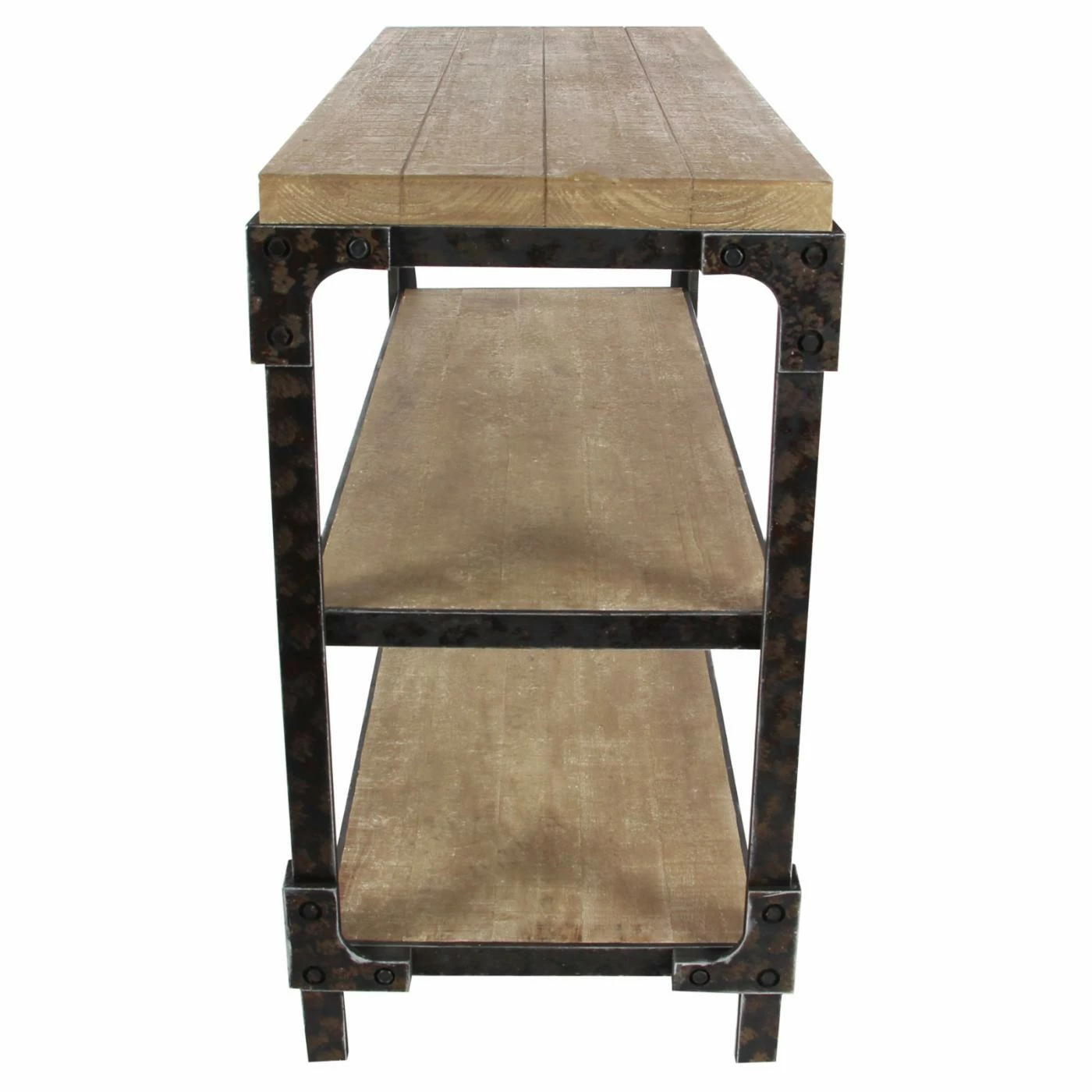 Flash Sale β¨ DecMode Rustic 3 Tier Wooden Console Table π€© - Image 5