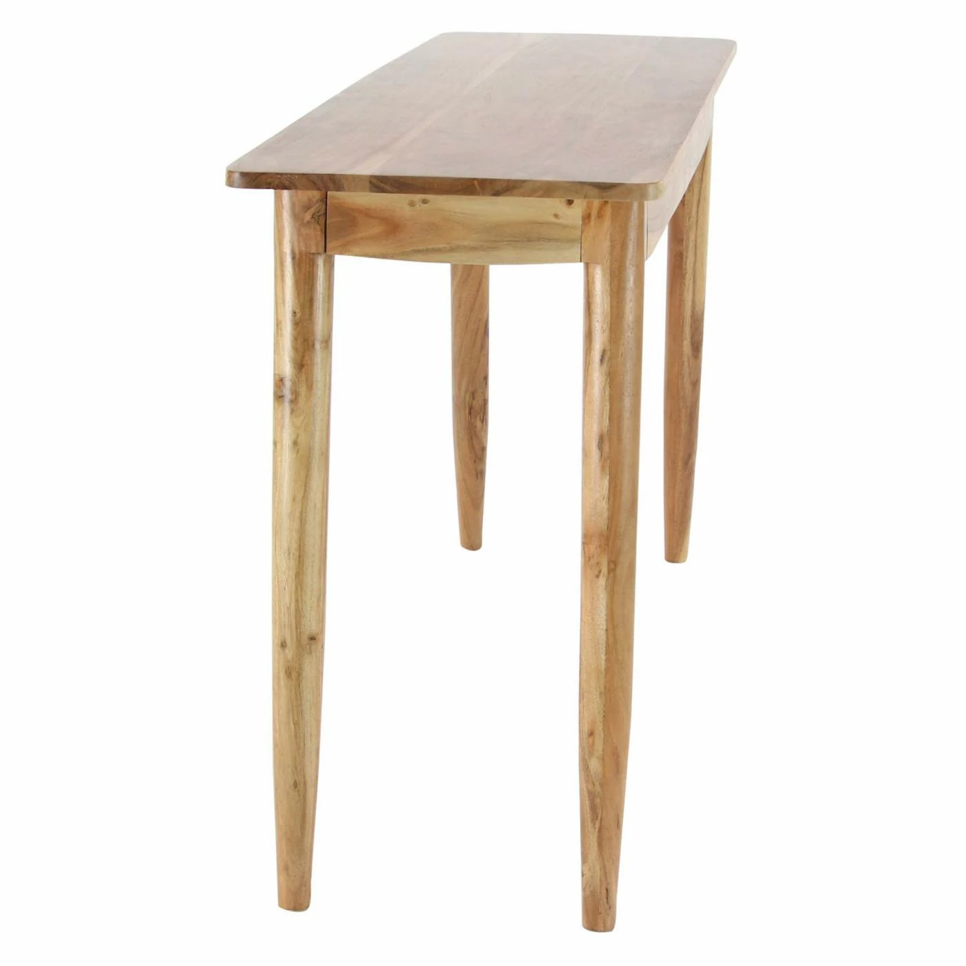 Promo 🎉 DecMode Modern Kanaloa Wood Stained Brown Console Table With Drawers 🎁 - Image 5