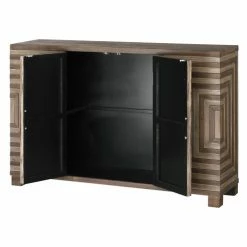 Budget 🔥 Wood Uttermost Layton Geometric Console Cabinet ✨ 11 Budget 🔥 Wood Uttermost Layton Geometric Console Cabinet ✨ -Convenience Concepts Shop scaleUMC8254
