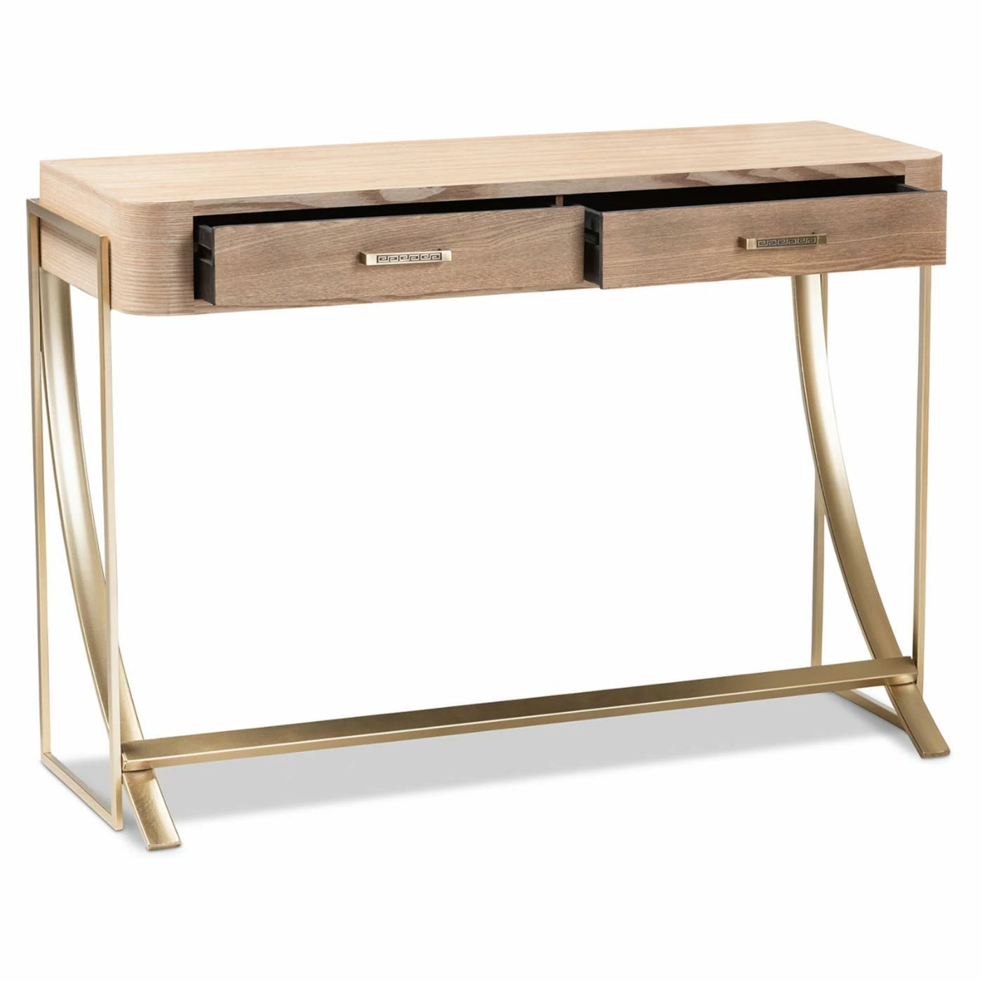 Cheapest ⭐ Metal Baxton Studio Lafoy 2 Drawer Console Table 🎁 5 Cheapest ⭐ Metal Baxton Studio Lafoy 2 Drawer Console Table 🎁 - Image 5
